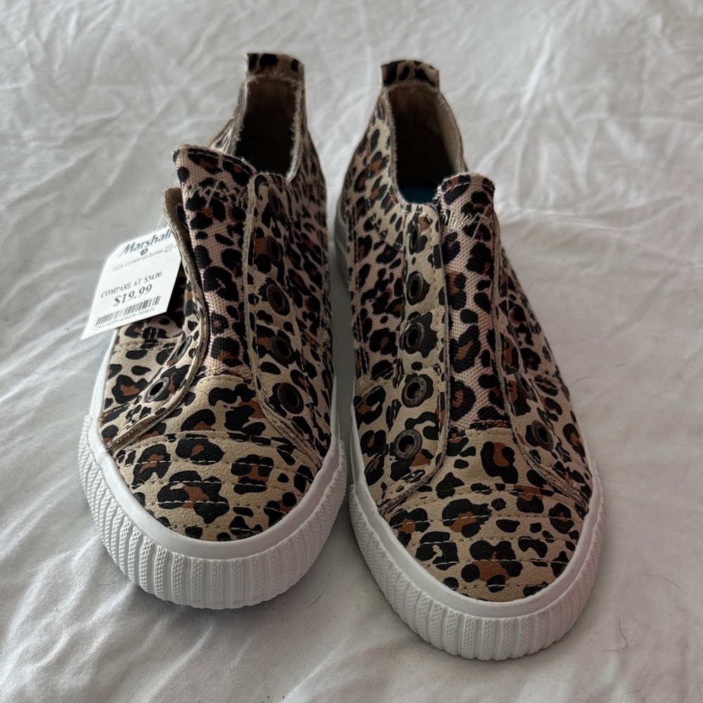 Blowfish Leopard Pattern Casual Sneakers